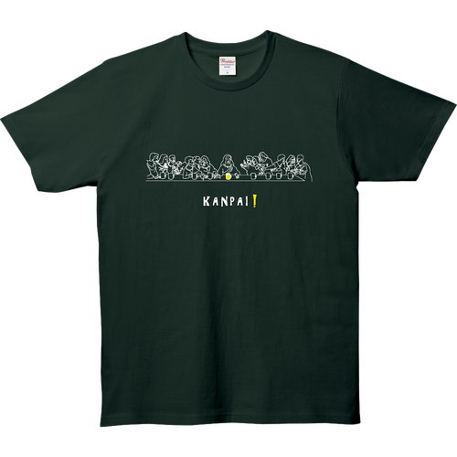 最後の晩餐×BEER 白線画 | 5.0オンス ベーシックTシャツ 5.0オンス ベーシックTシャツ