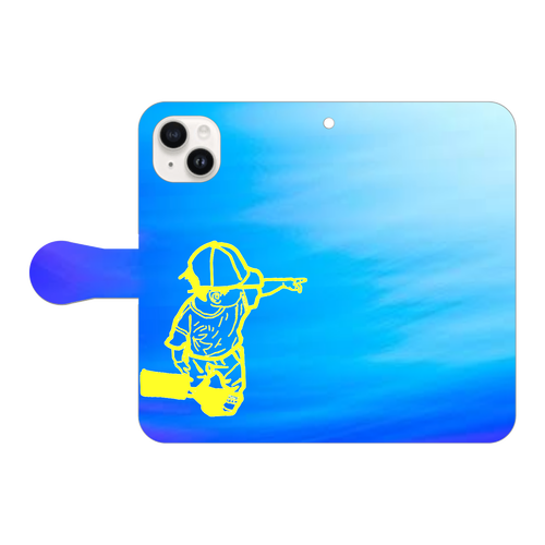 Baby Dancer イエロー iPhone15 手帳型スマホケース