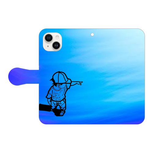 Baby Dancer黒 iPhone15 手帳型スマホケース