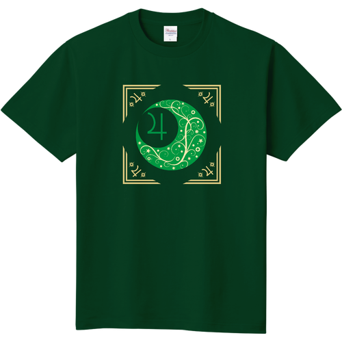 オリエンタルな月と木星と。ー木星額Ver. ／定番T 定番Ｔシャツ