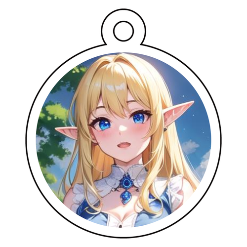 ZORA×EME-BLA キーホルダー２ アクリルキーホルダー　丸型 (4cm)