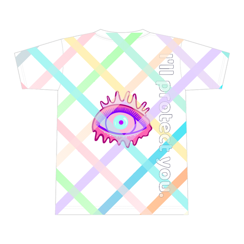 眼光妖怪 全面インクジェットTシャツ(M)