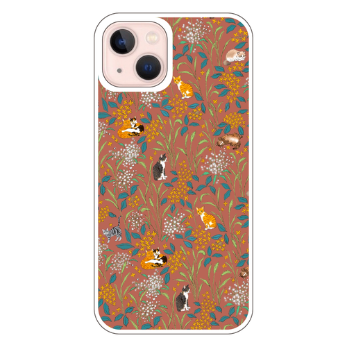 キンモクセイ( brown)／iPhoneクリアケース iPhone13 (透明) 