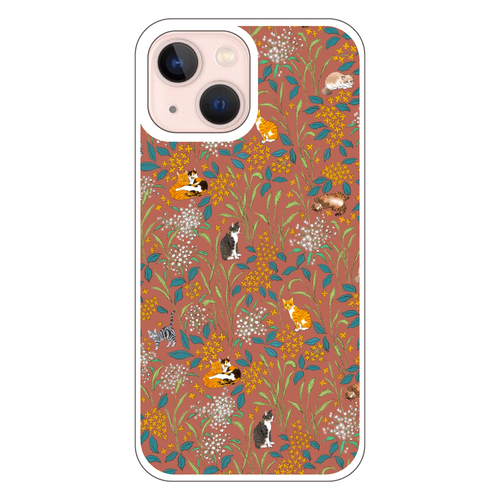 キンモクセイ( brown)／iPhoneクリアケース iPhone13 mini (透明) 