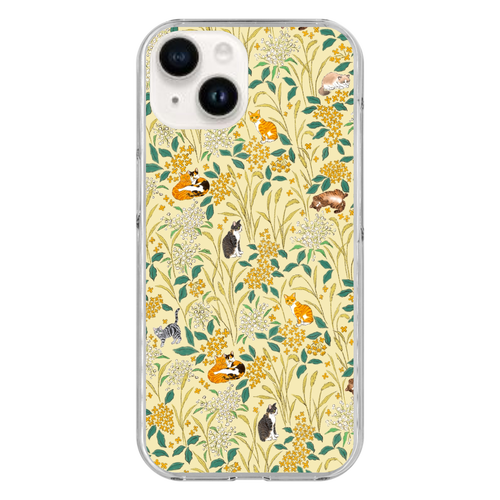 キンモクセイ(yellow)／iPhoneクリアケース iPhone15 (透明)(ハードケース)