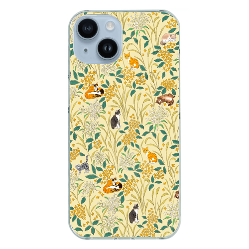 キンモクセイ(yellow)／iPhoneクリアケース iPhone14 (透明)