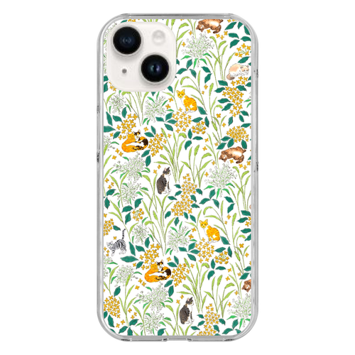 キンモクセイ(white)／iPhoneクリアケース iPhone15 (透明)(ハードケース)