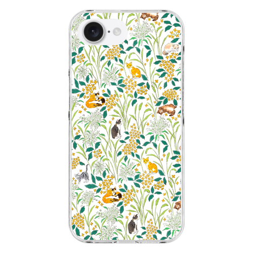 キンモクセイ(white)／iPhoneクリアケース iPhone16e (透明)(ハードケース)