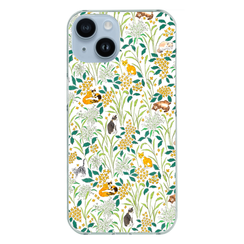 キンモクセイ(white)／iPhoneクリアケース iPhone14 (透明)