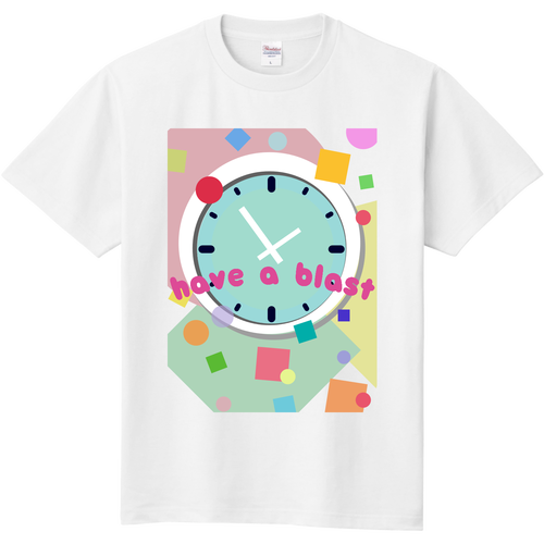 T-ARTS - だおまとめ売り お菓子と少女（青＆桃色）定番Tシャツの商品購入ページ