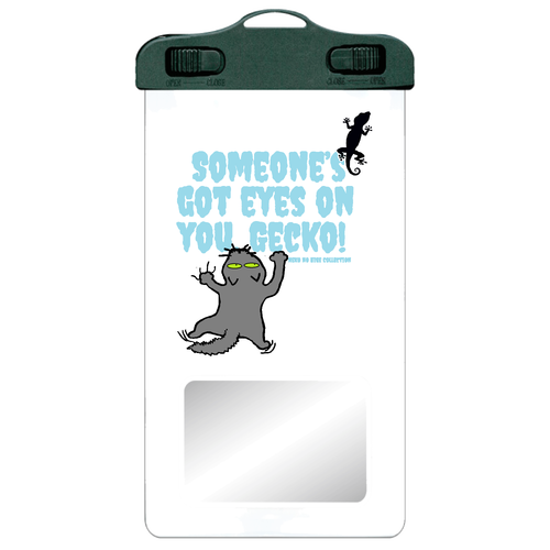 ネラワレタゲッコー：Ｂ：ねこのひげあつめ。 SPC06(防水スマホケース)