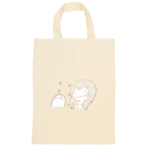 にっこり オーガニックコットンＡ４フラットバッグ