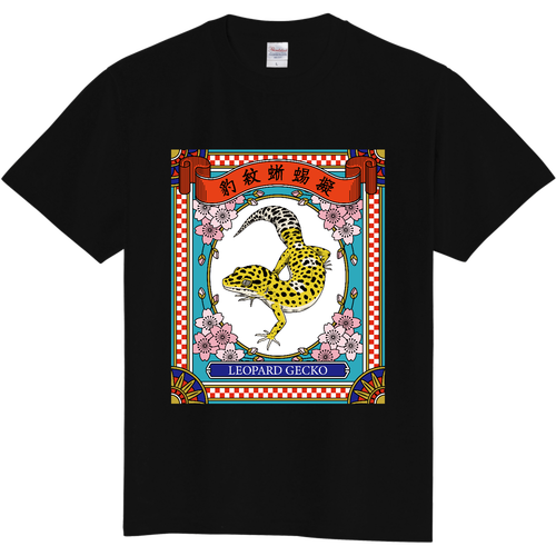 レトロ風レオパの定番Tシャツ 定番Ｔシャツ