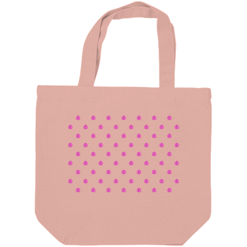 ドット よく見るともも キャンバスデイリートート（SM)【白プリント有】