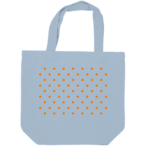 ドット よく見るとみかん キャンバスデイリートート（SM)【白プリント有】