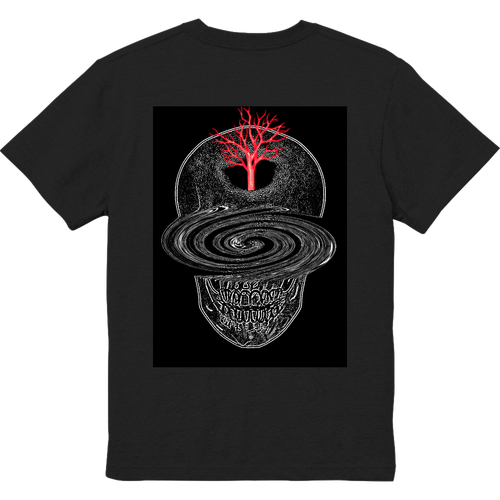 Dreaming Remains バックプリント ハイクオリティーポケットTシャツ