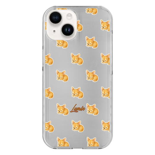 Lumin - お昼寝チワワ(透明) iPhone15 (透明)(ハードケース)