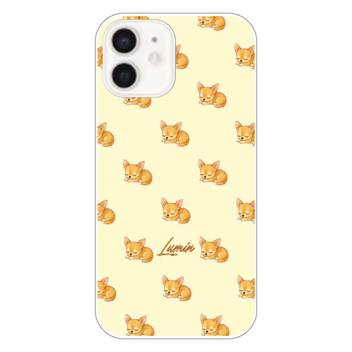 お昼寝チワワ iPhone12（透明）