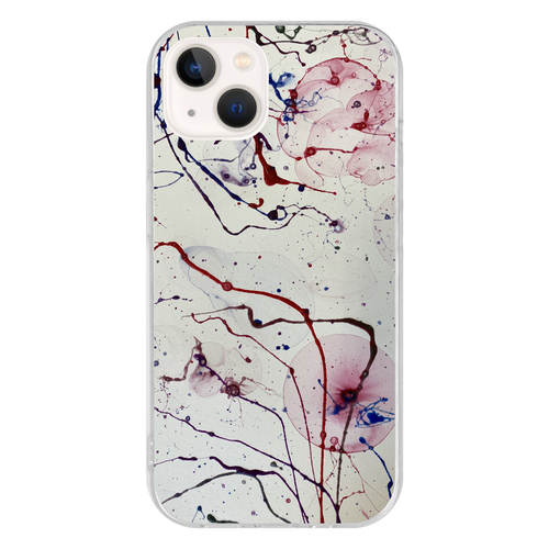 iPhone14ソフトケース 絵の具 iPhone14 ソフトケース (TPU)