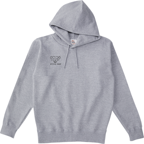 strong bear パーカー レギュラーウェイトスウェットP/Oポケットレスパーカー