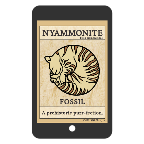 NYAMMONITE フラットパスケース