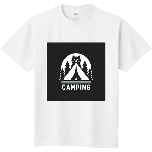 ねこキャンプ 定番Ｔシャツ