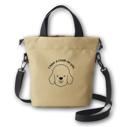I have a crush on you.つぶらなプーちゃんミニバッグ リサイクルポリエステル パースミニバッグ