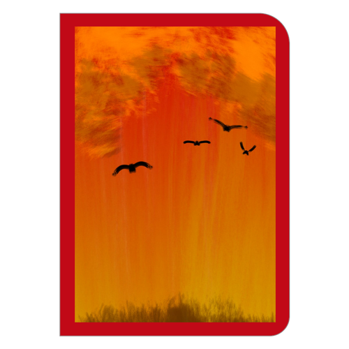 夕焼け ハードカバーポケットノート