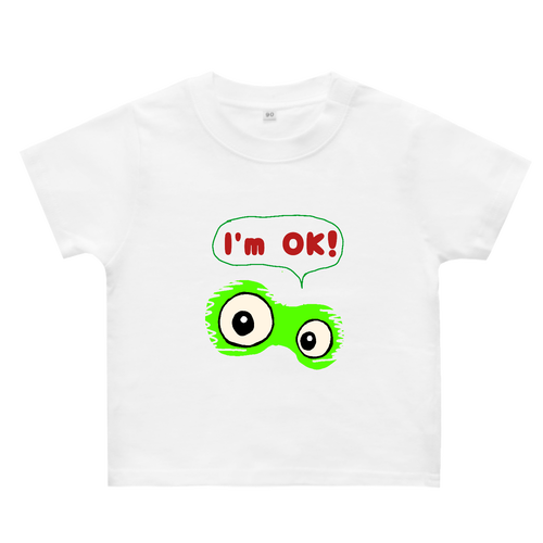 ヤモリのヤモちゃん、子供用Tシャツ ヘビーウェイトベビーＴシャツ