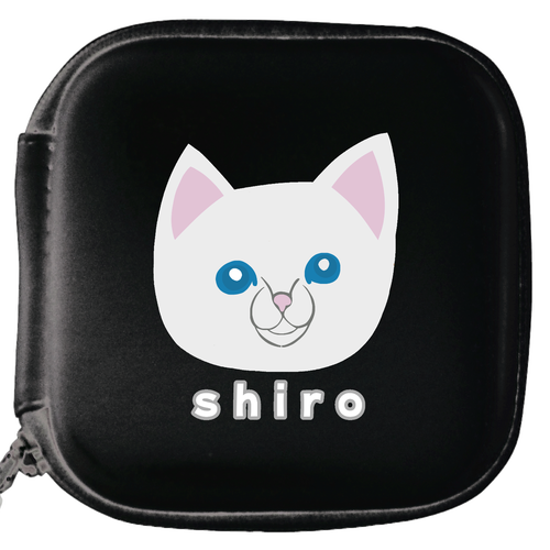 しろねこちゃん レザースタイルマルチケース（S）