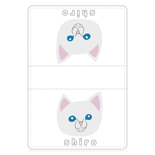 しろねこちゃん 名刺ケース