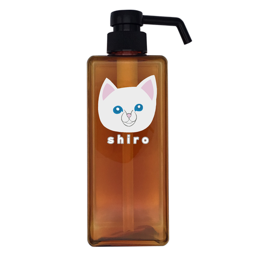しろねこちゃん アルコール用プッシュボトル650ml
