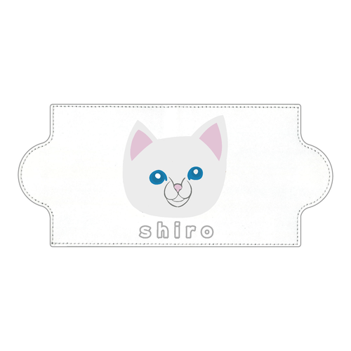 しろねこちゃん PUレザーマスクケース