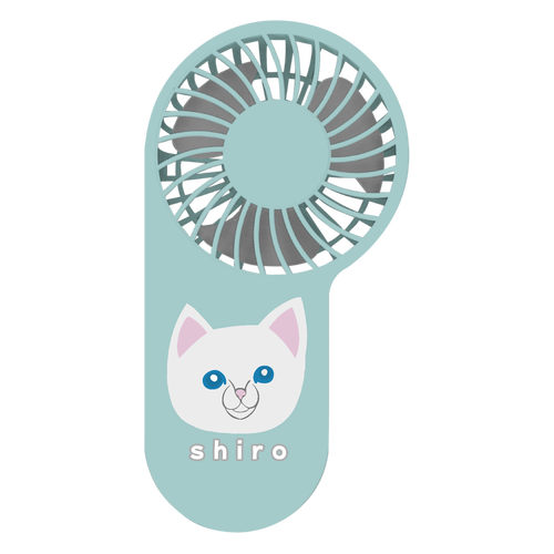 しろねこちゃん コンパクトハンディUSBファン