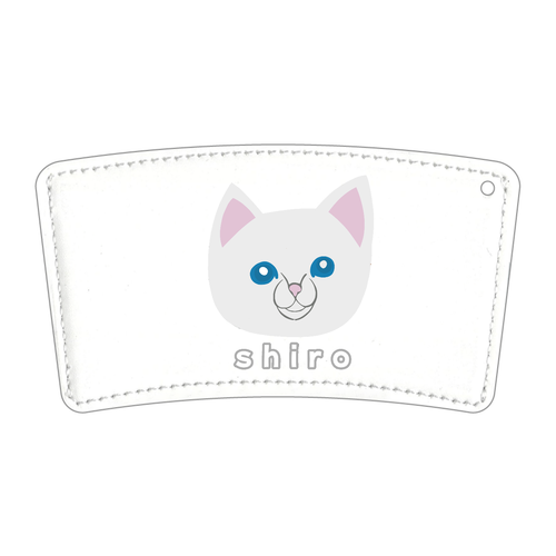 しろねこちゃん 合皮レザー カップスリーブ
