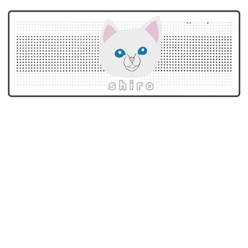 しろねこちゃん Bluetoothスピーカー 表のみプリント