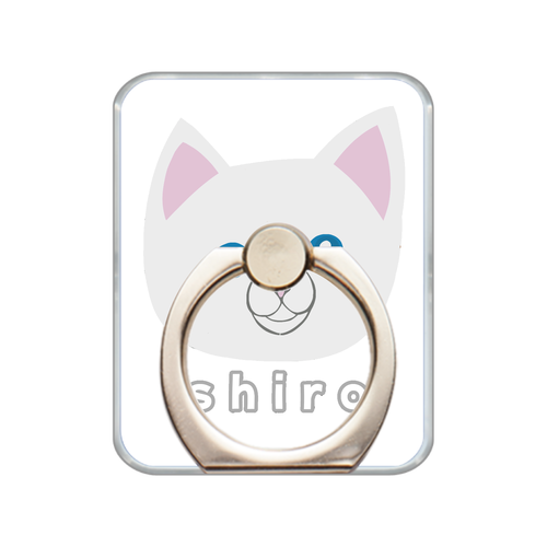 しろねこちゃんスマホリングの商品購入ページ｜クリエイターの