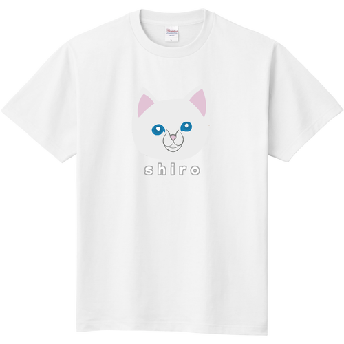 しろねこちゃん 定番Ｔシャツ