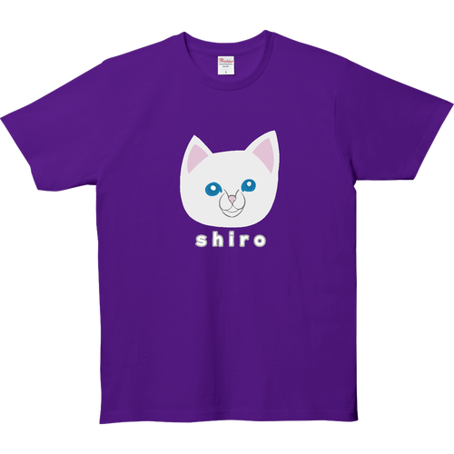 しろねこちゃん 5.0オンス ベーシックTシャツ(キッズ）