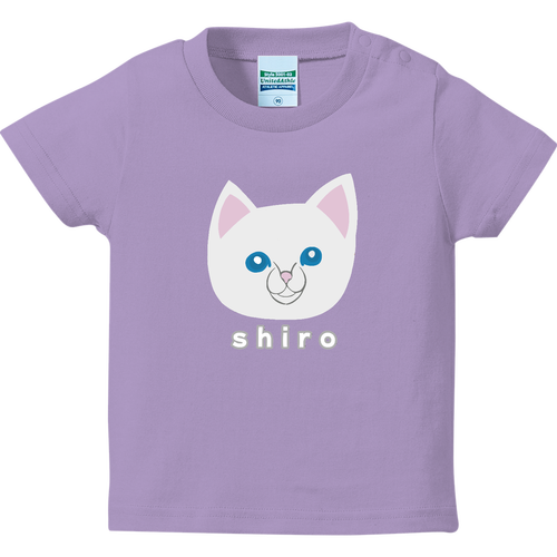 しろねこちゃん ハイクオリティーベビーTシャツ