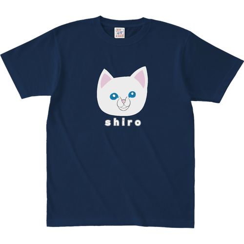しろねこちゃん オープンエンド マックスウェイト Tシャツ（キッズ）