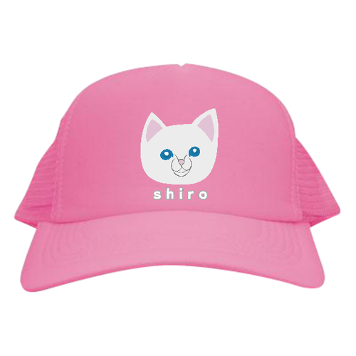 しろねこちゃん メッシュキャップ