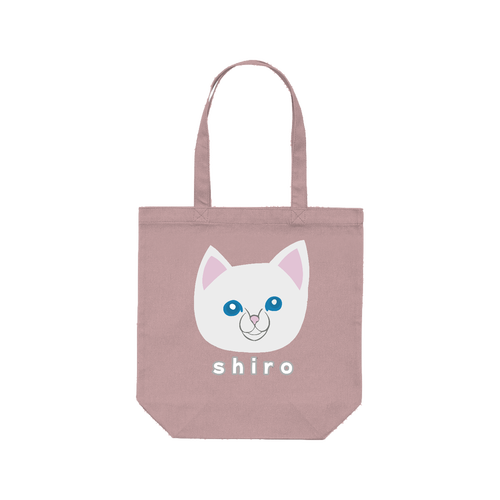 しろねこちゃん レギュラーキャンバストートバッグ(M) (フルカラー転写プリント)