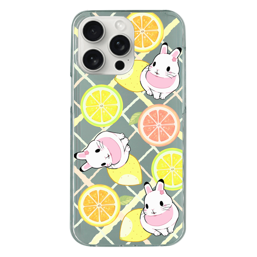 【オリラボ限定】「Lemon」スマホケース iPhone15 Pro Max (透明) (ハードケース)