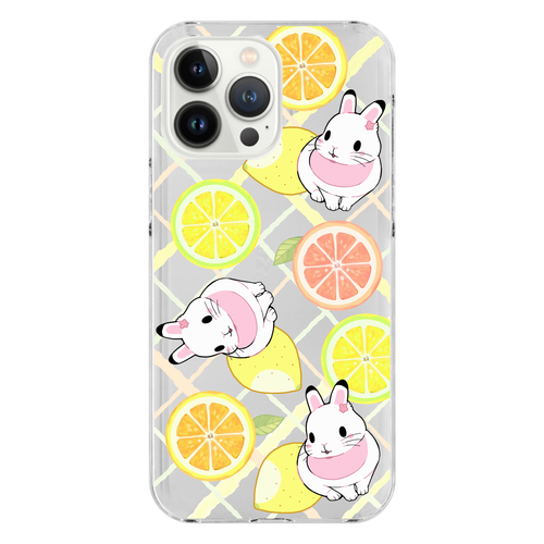 【オリラボ限定】「Lemon」スマホケース iPhone14 Pro Max (透明)