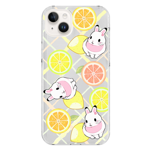 【オリラボ限定】「Lemon」スマホケース iPhone14 Plus (透明)