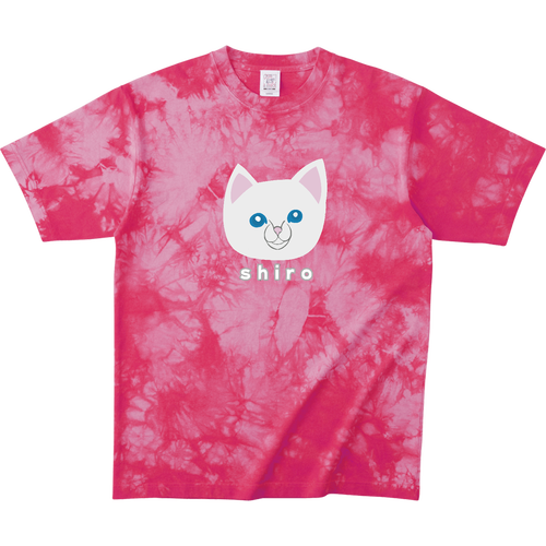 しろねこちゃん タイダイＴシャツ