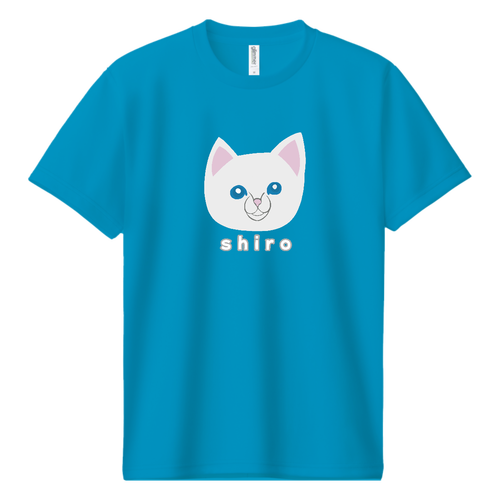 しろねこちゃん 即日ドライTシャツ