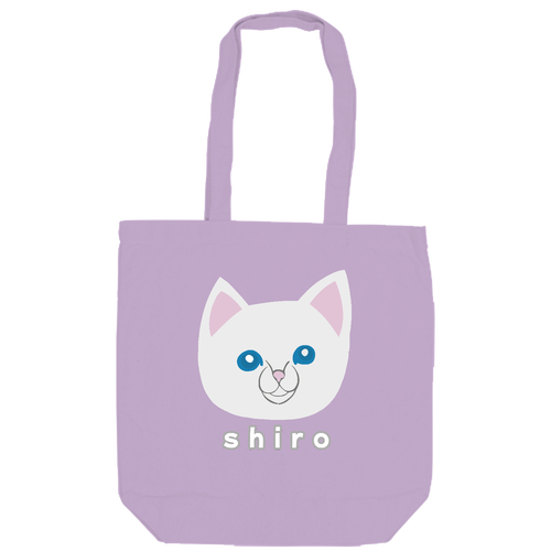 しろねこちゃん キャンバスデイリートート（M）【白プリント有】