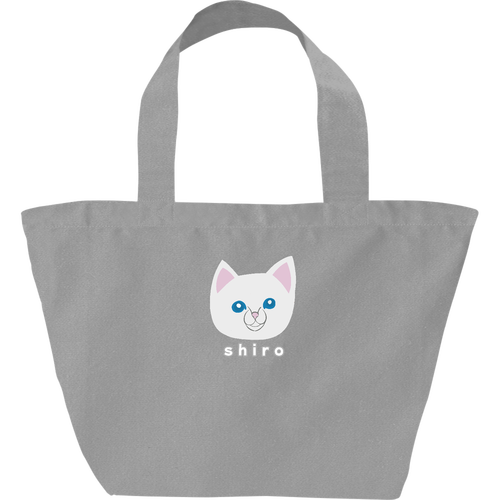 しろねこちゃん ヘヴィーキャンバス ランチバッグ